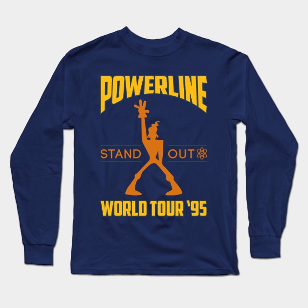 Powerline world tour shirt top